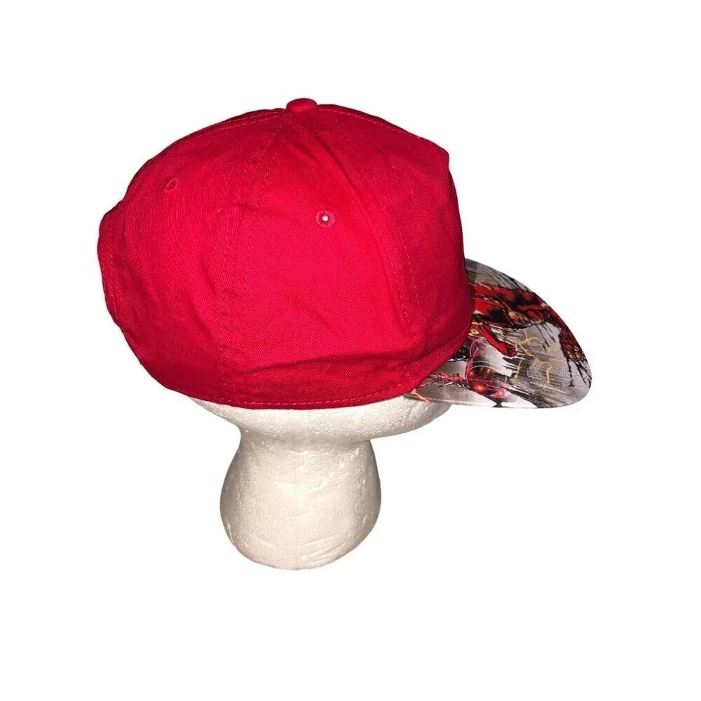 Flash Snapback Hat Youth Size Adjustable Red Flat Front Graphic DC Comic Unisex